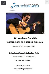 Masterclass Frascati